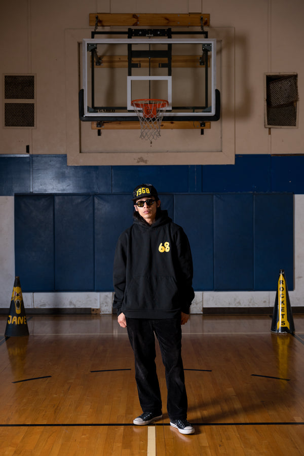 '68 CR HOODIE - BLACK