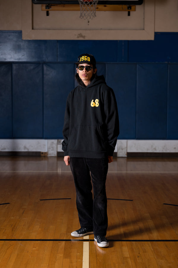 '68 CR HOODIE - BLACK