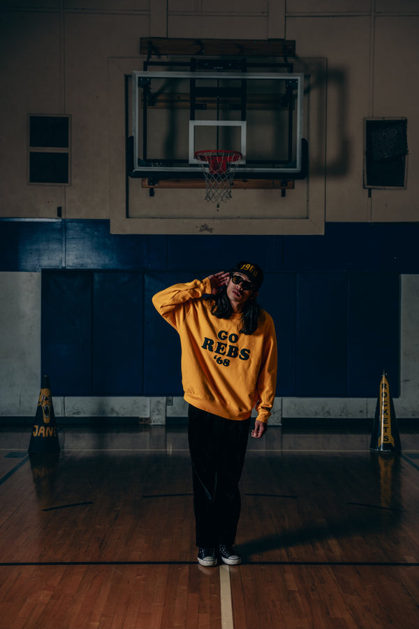 GO REBS CREW '68 - GOLD